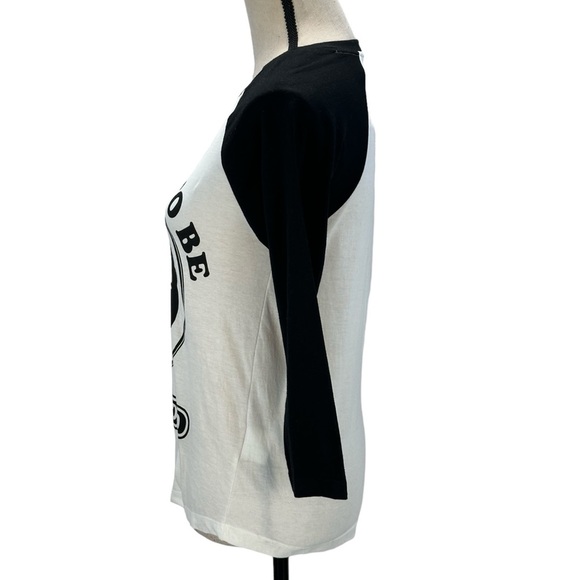 Star Wars Long Sleeve Leia A Force To Be Reckoned With Baseball Style T-Shirt - Picture 4 of 9